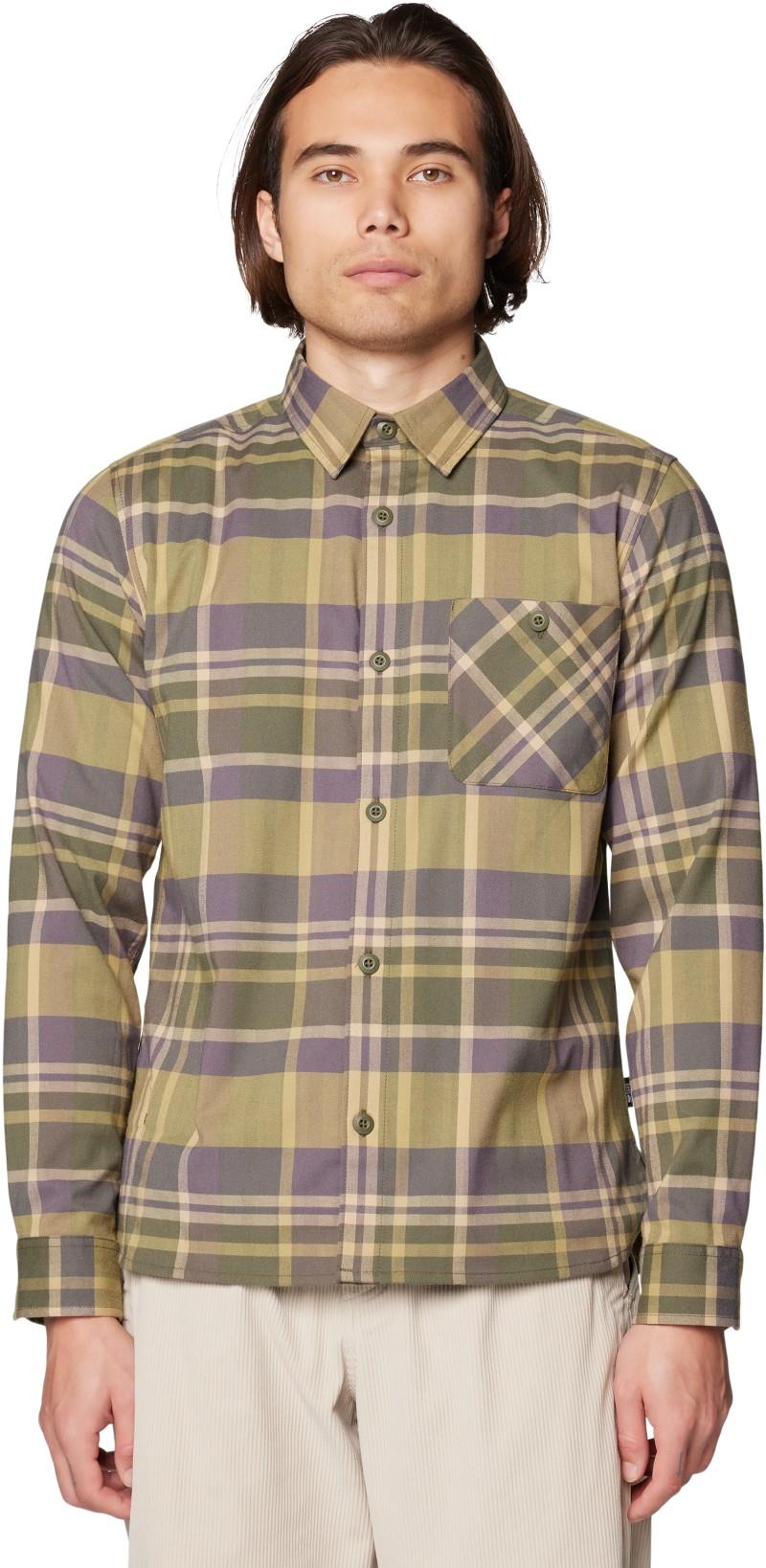 Voyager One LS Flannel - Mens - dark pine amsterdam plaid 1