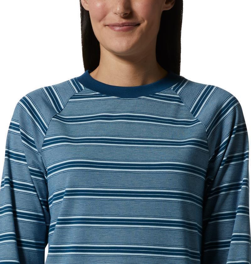 Wander Pass LS - Womens - Dark Caspian Pacific Stripe 5