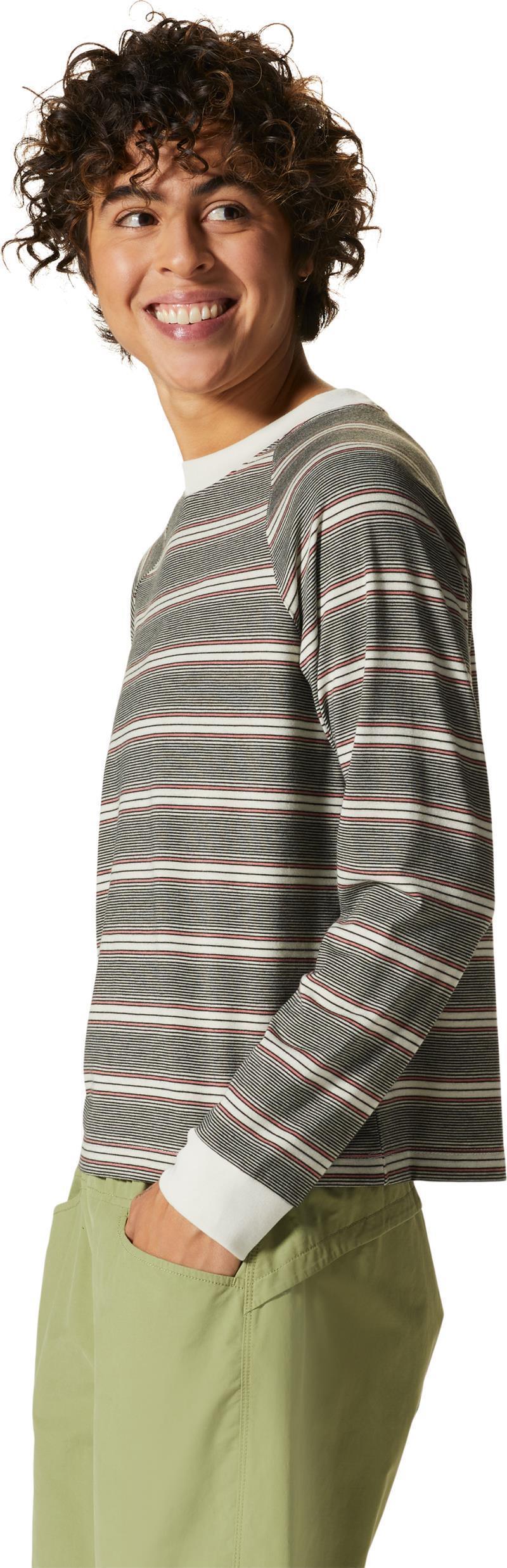 Wander Pass LS - Womens - Stone Pacific Stripe 3