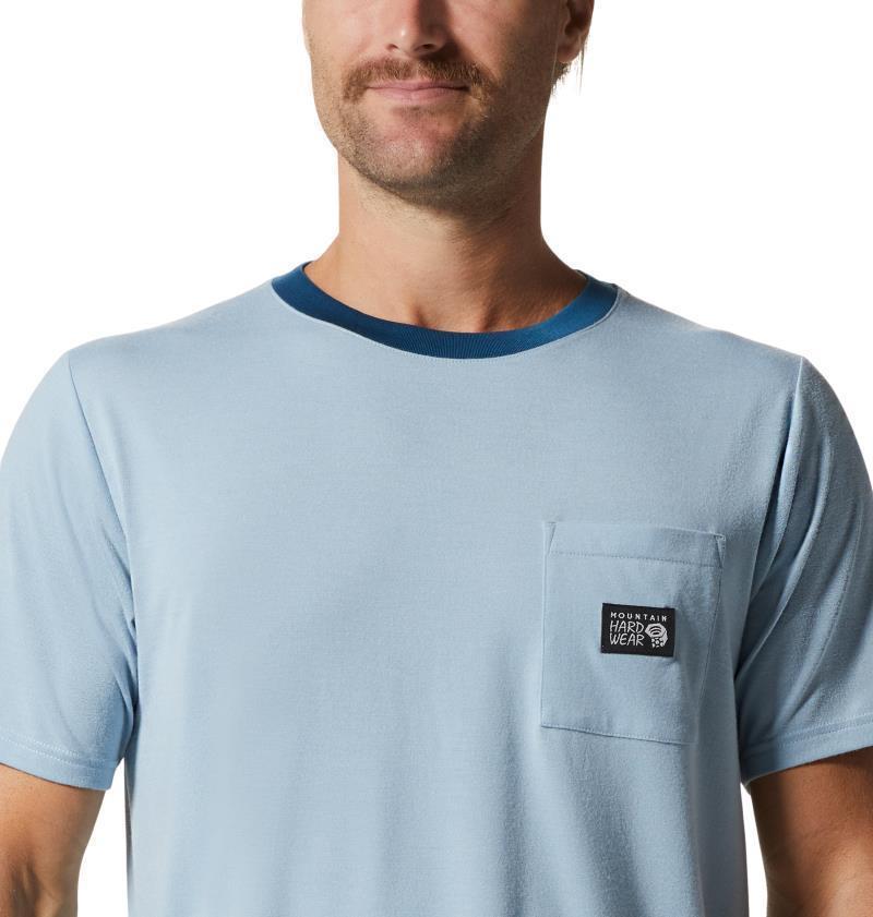 Wander Pass SS - Mens - blue chambray eoe heather 1