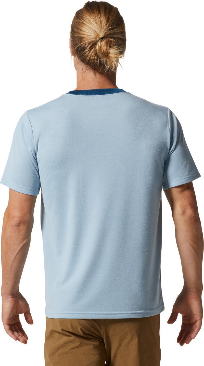 Wander Pass SS - Mens - blue chambray eoe heather 1