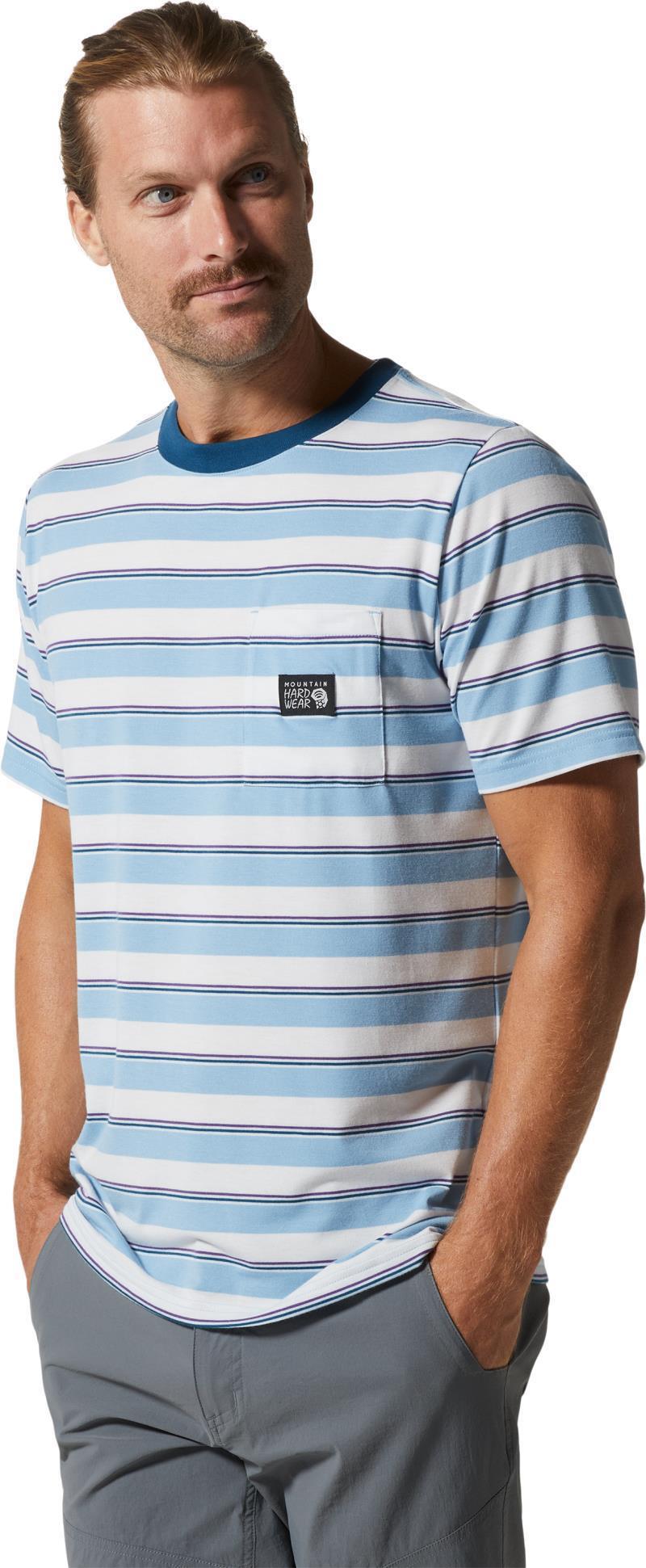 Wander Pass SS - Mens - blue chambray west coast stripe 1