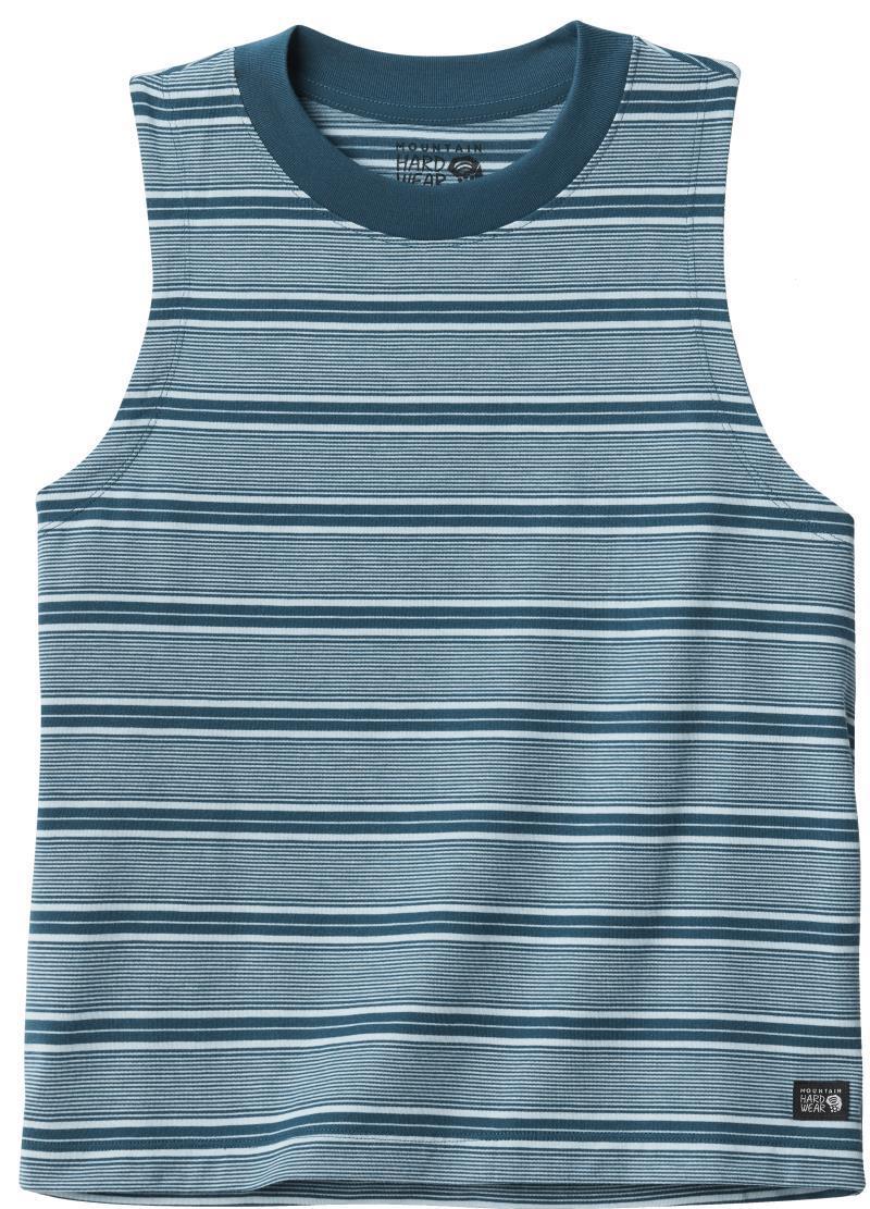 Wander Pass Tank - Womens - Dark Caspian Pacific Stripe 1