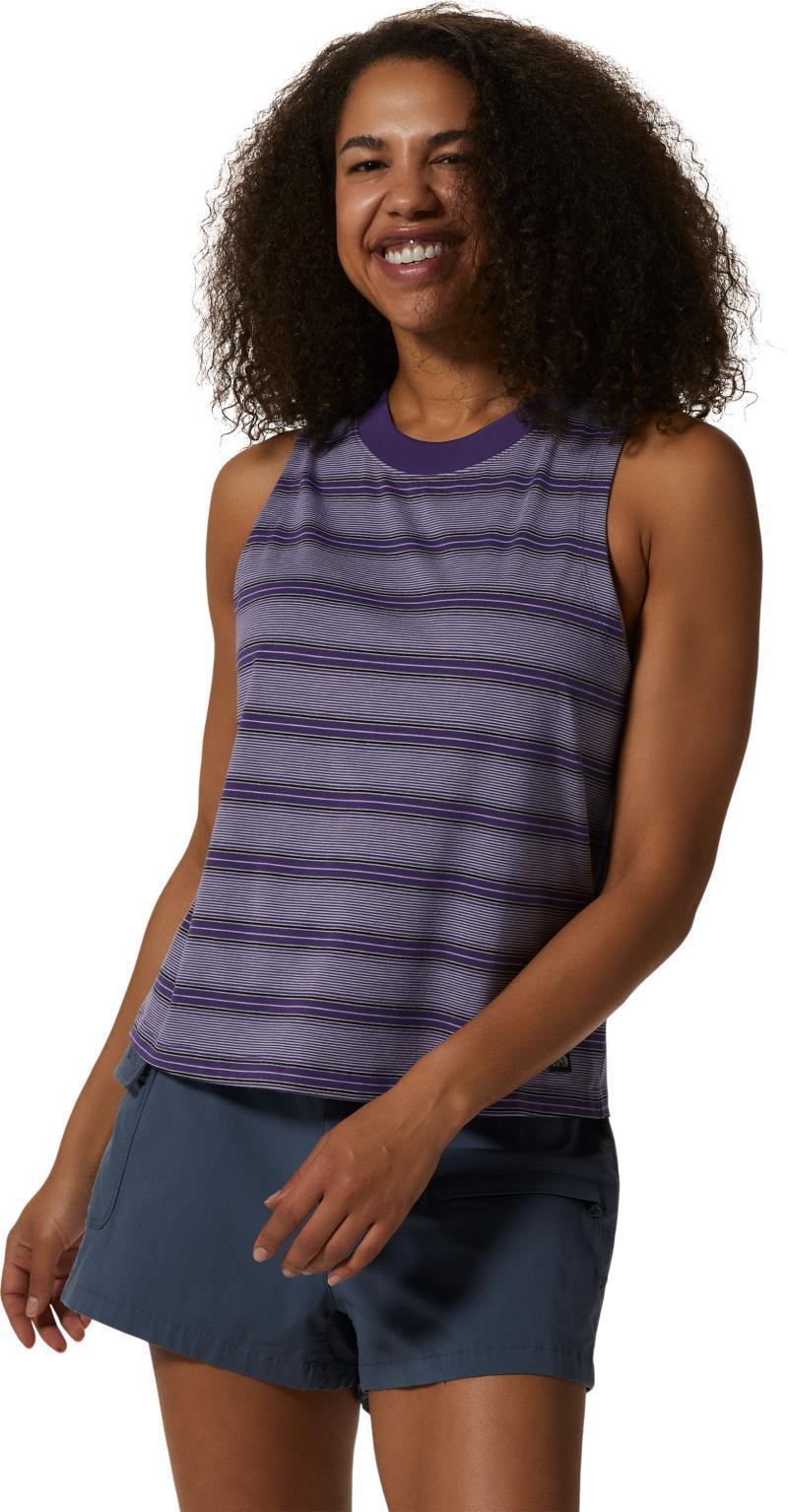 Wander Pass Tank - Womens - Purple Jewel Pacific Stripe 2