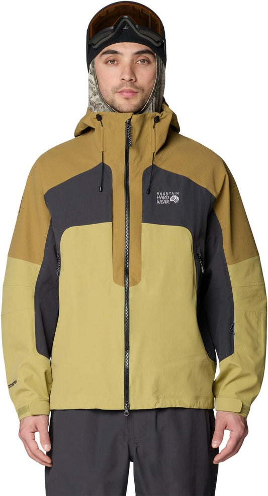 Warp Factor 3L Hooded Jacket - Mens - forest moss / grassland / shark 1