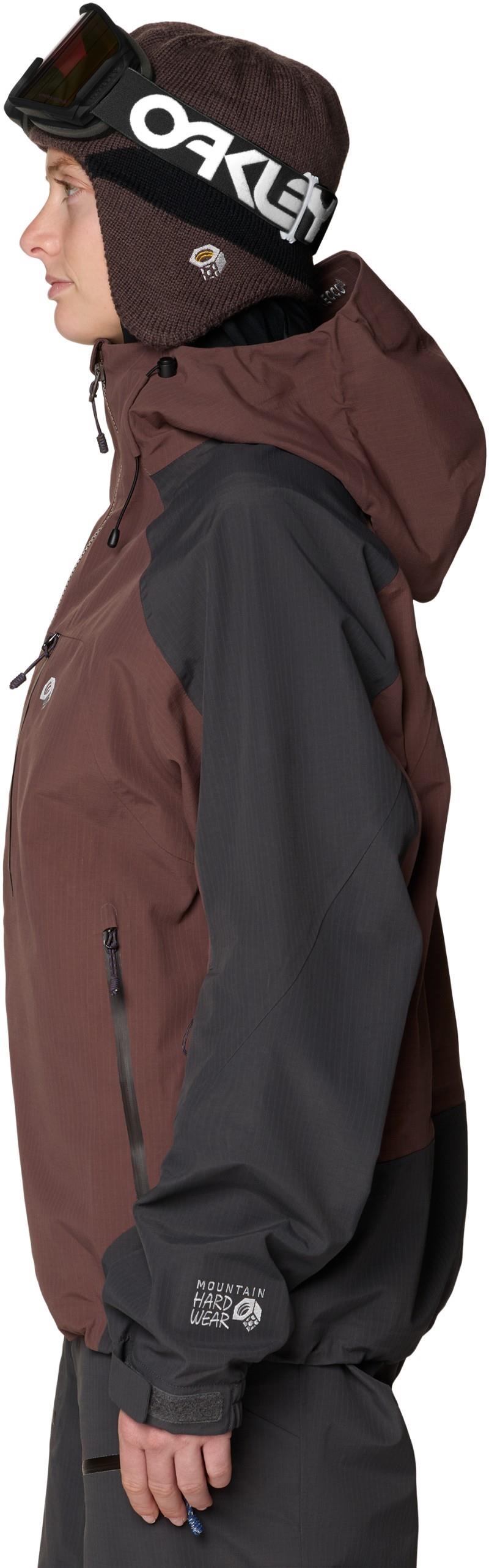 Warp Factor 3L Hooded Jacket - Womens - carob / shark 1
