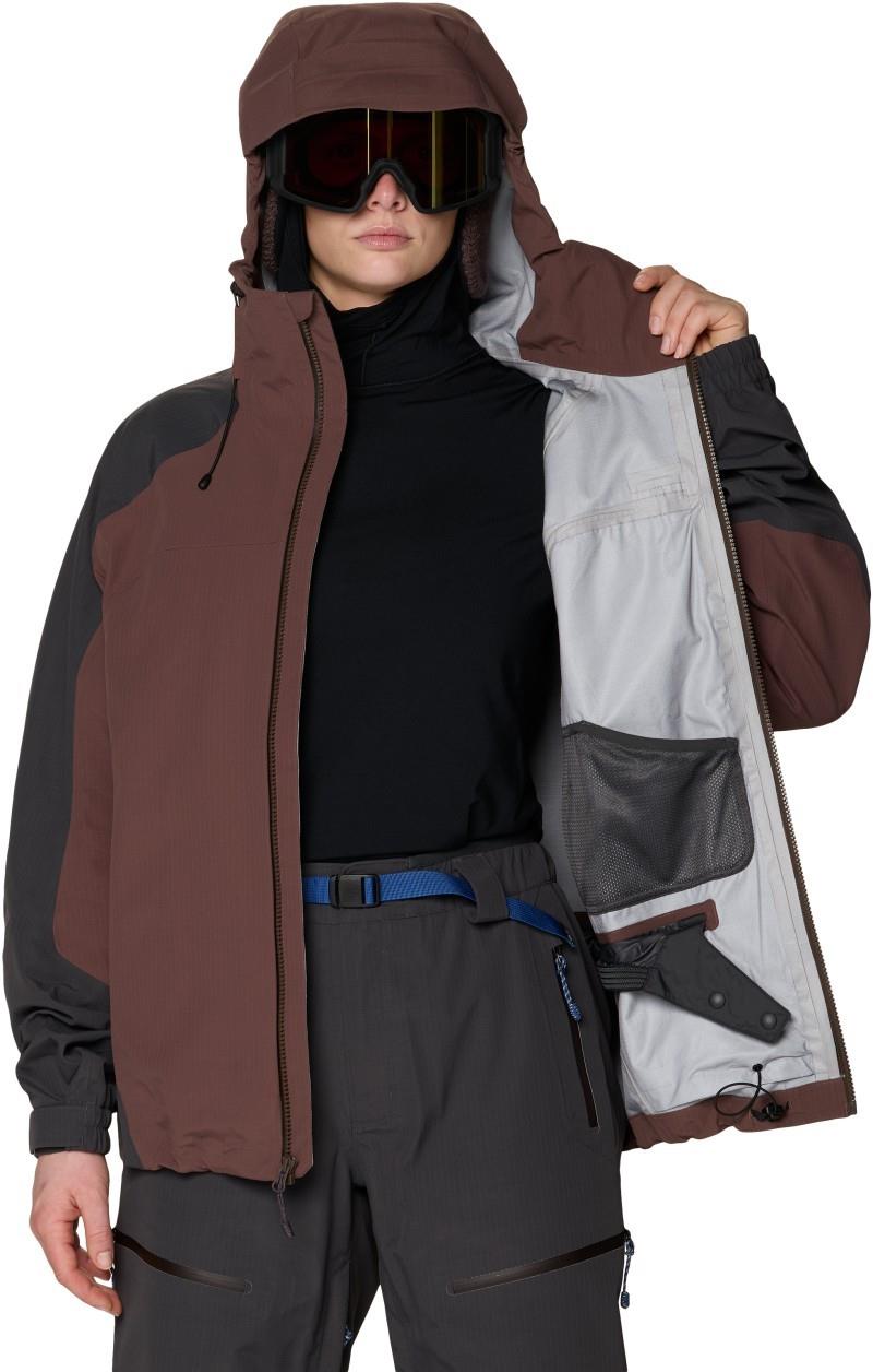 Warp Factor 3L Hooded Jacket - Womens - carob / shark 1