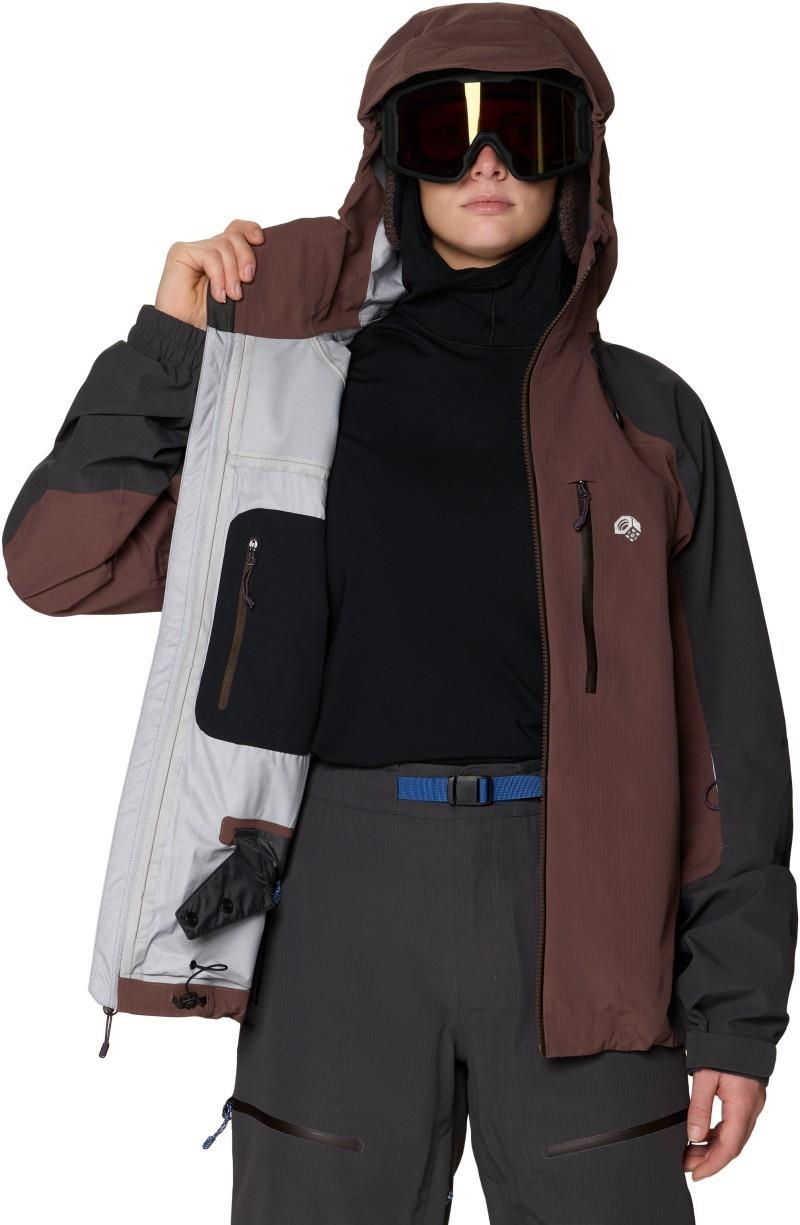 Warp Factor 3L Hooded Jacket - Womens - carob / shark 1