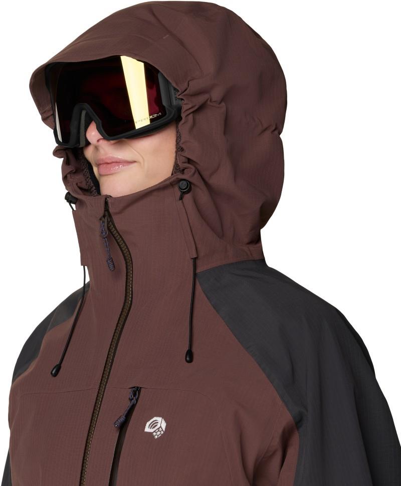 Warp Factor 3L Hooded Jacket - Womens - carob / shark 1