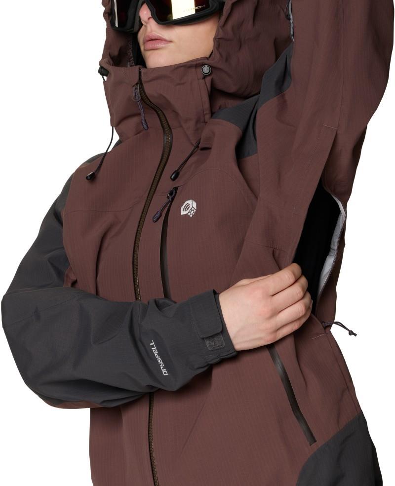 Warp Factor 3L Hooded Jacket - Womens - carob / shark 1