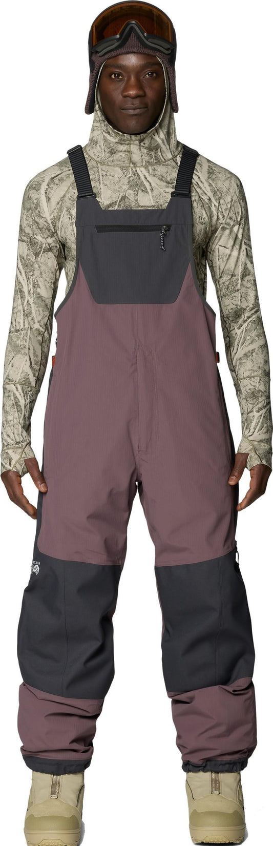 Warp Factor Bibs, Long - Mens - purple sage / shark 1