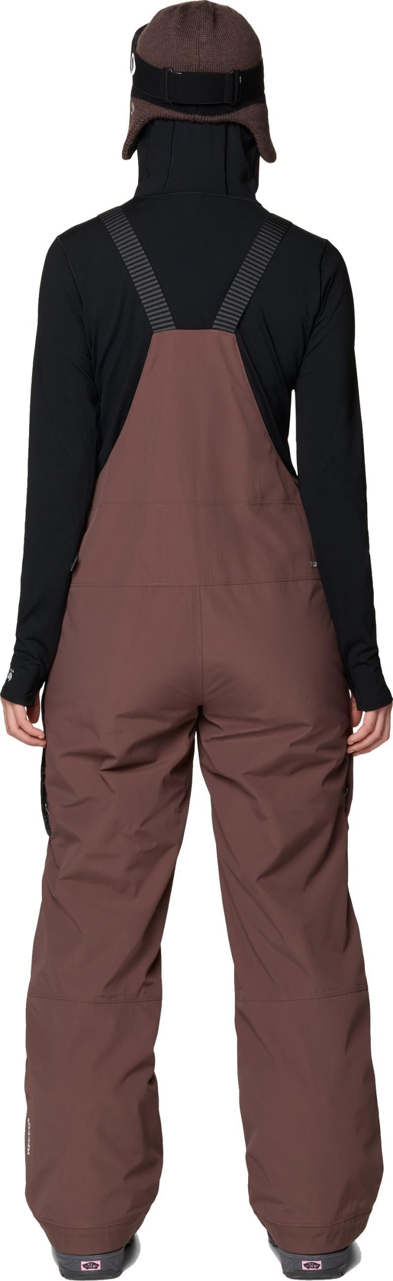 Warp Factor Bibs, Long - Womens - carob 1