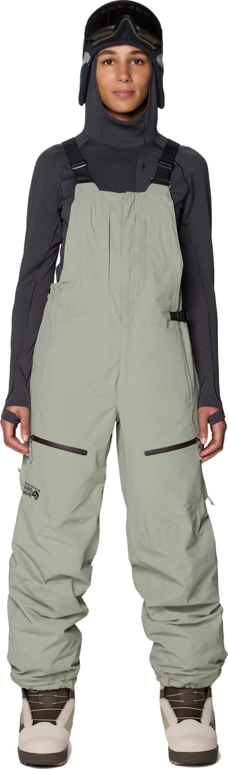 Warp Factor Bibs, Reg - Womens - silt grey 1