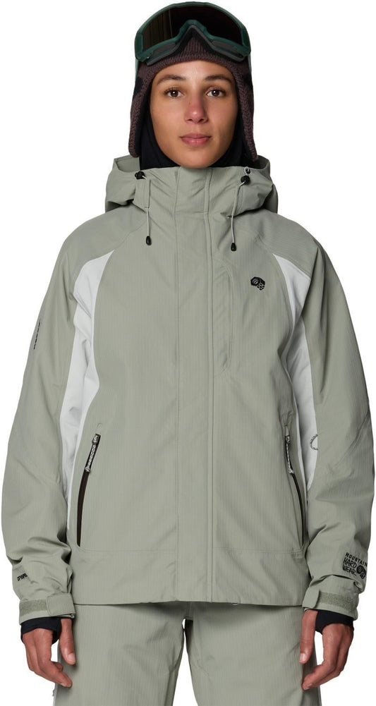 Warp Factor Insulated Jacket - Womens - silt grey / gamma grey 1