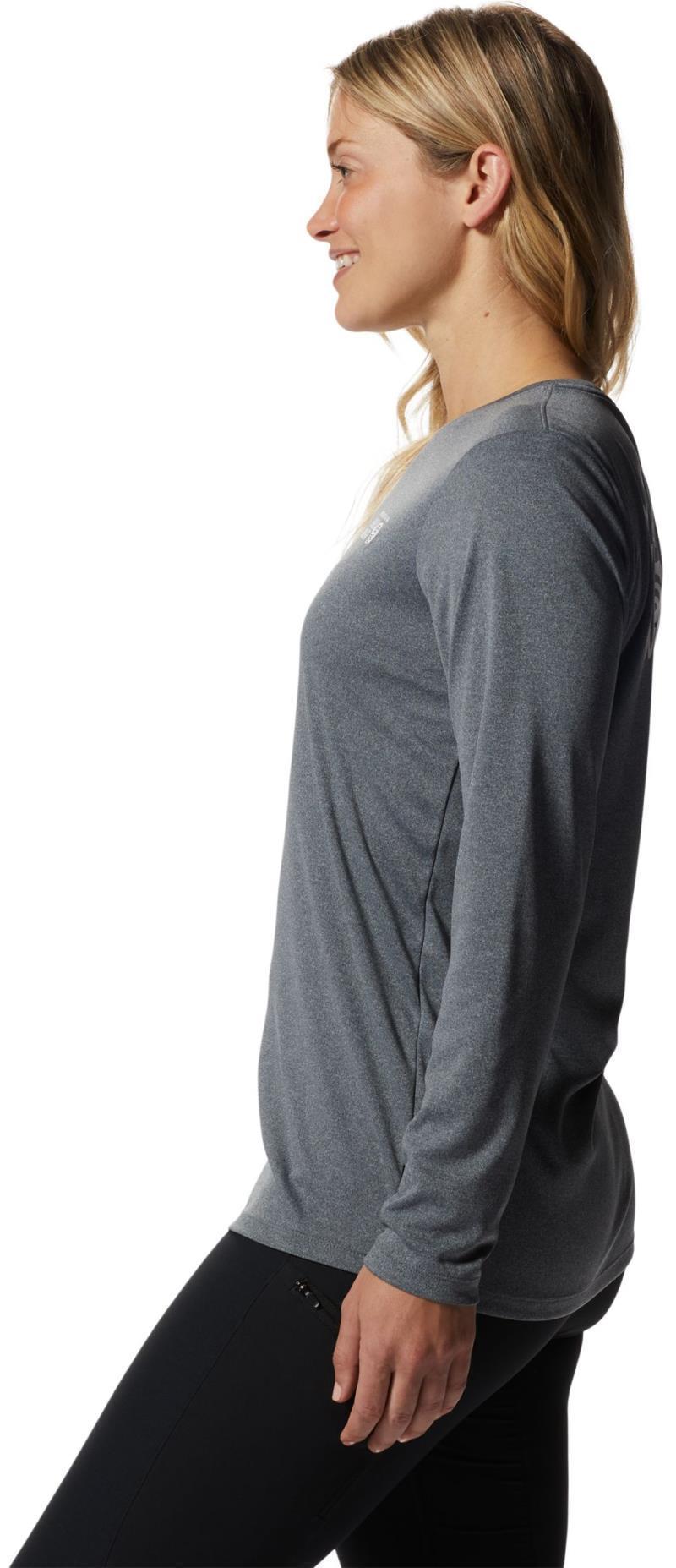 Wicked Tech LS - Womens - Heather Graphite 3