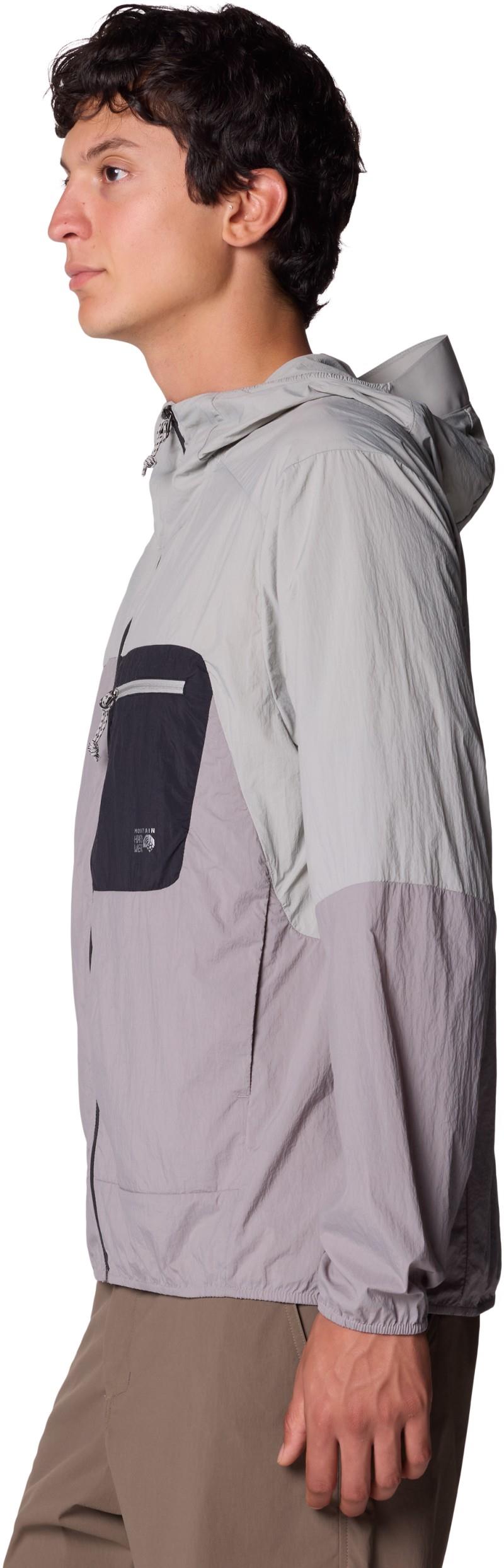 Wind Veil Hooded Jacket - Mens - approaching storm / half moon grey 1