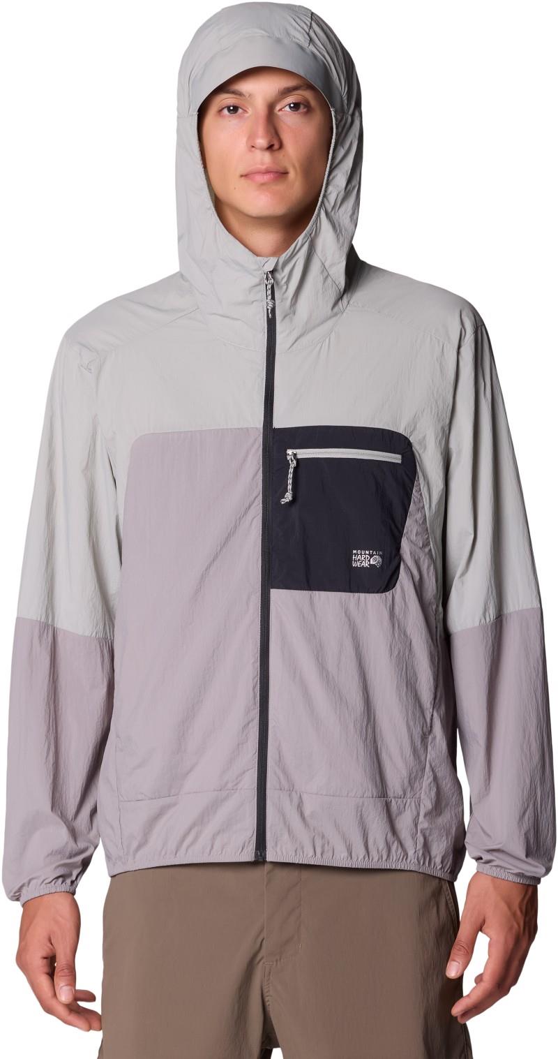 Wind Veil Hooded Jacket - Mens - approaching storm / half moon grey 1
