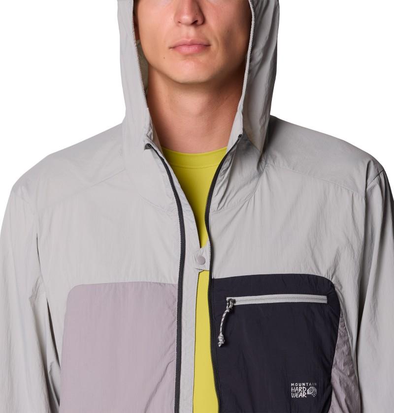 Wind Veil Hooded Jacket - Mens - approaching storm / half moon grey 1