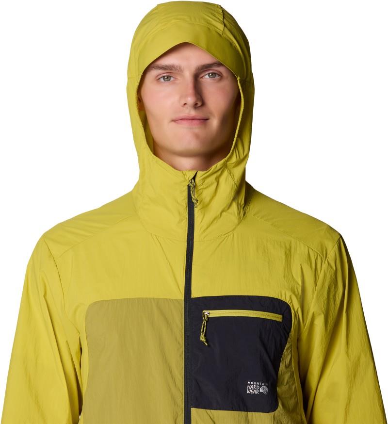 Wind Veil Hooded Jacket - Mens - bright fatigue / lucky chard 1