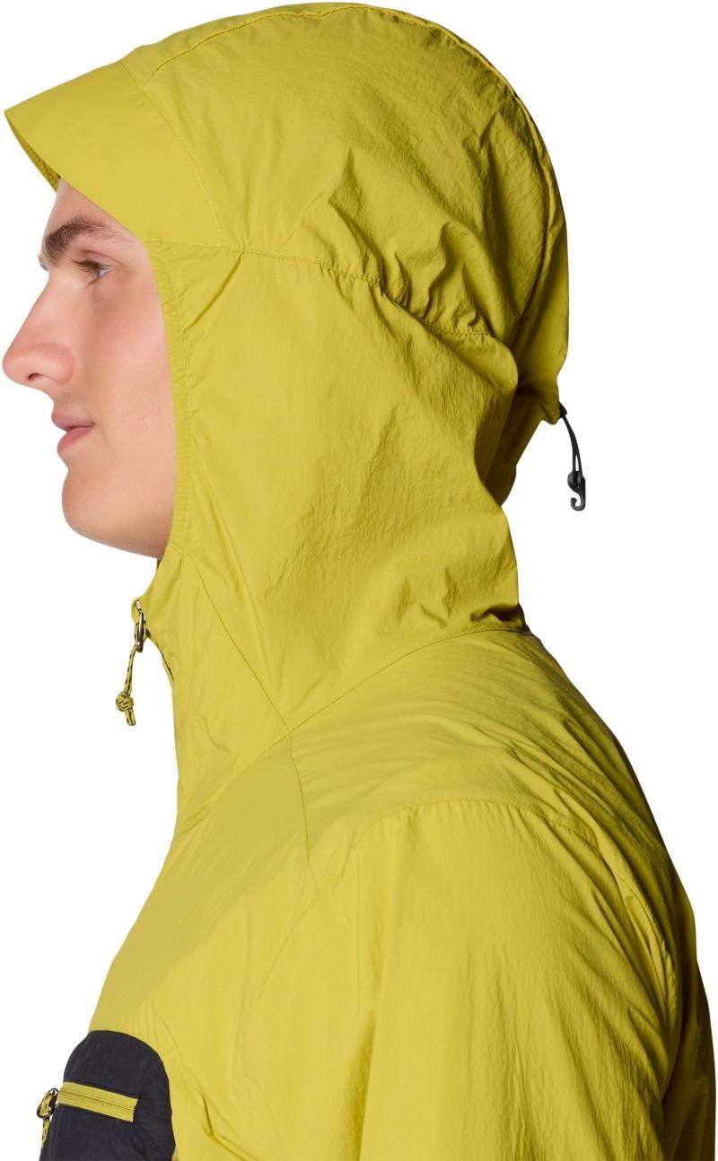 Wind Veil Hooded Jacket - Mens - bright fatigue / lucky chard 1