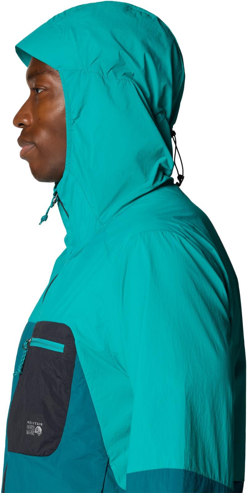 Wind Veil Hooded Jacket - Mens - jack pine / blupernova 1