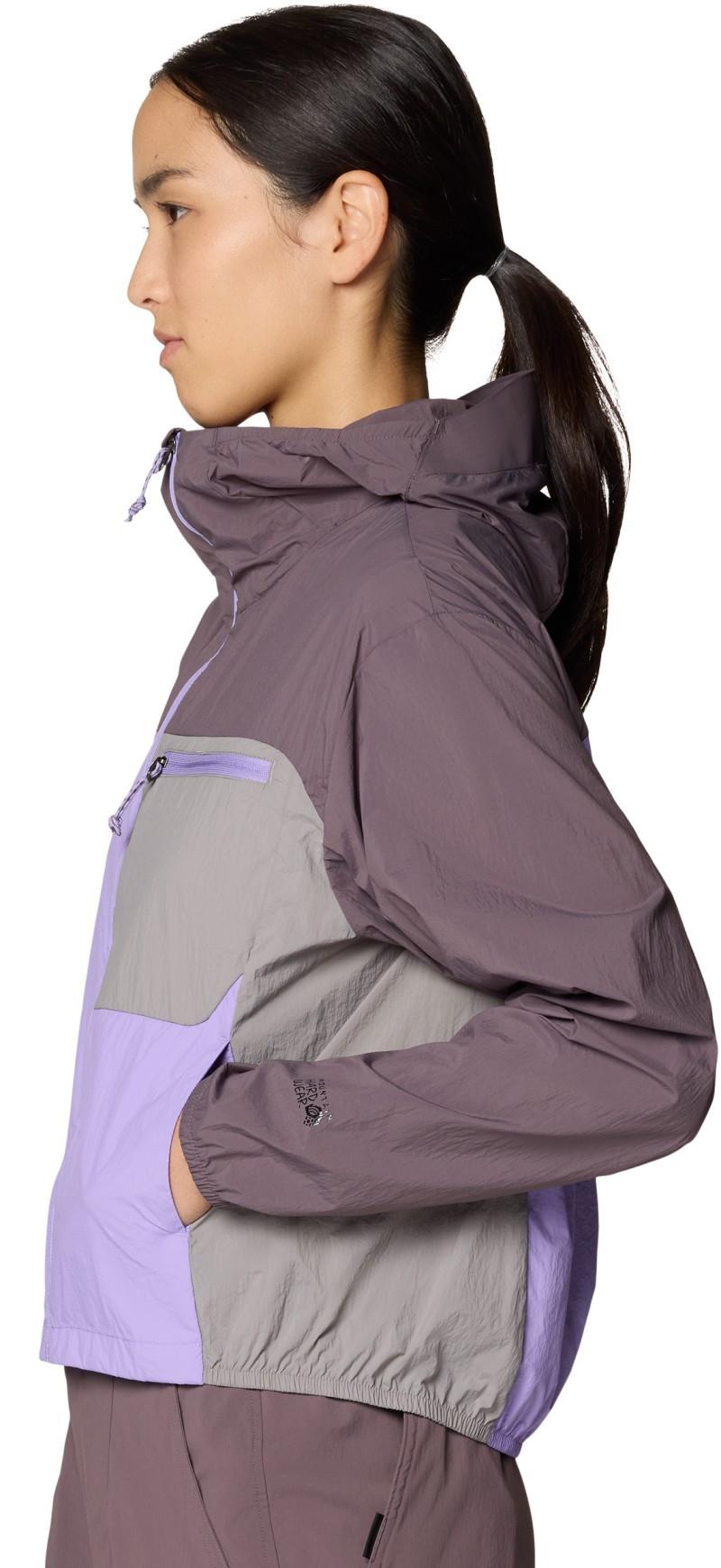 Wind Veil Hooded Jacket - Womens - purple sage / harbor violet / approaching 1