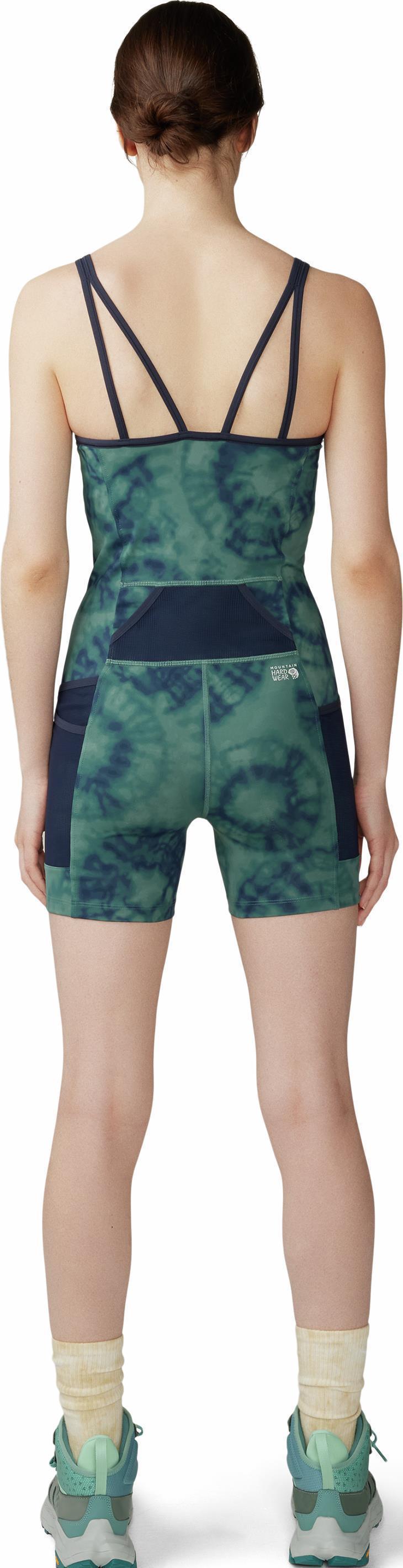 Yuba Trail Onesie - Womens - Blue Pine Spore Dye Print 2