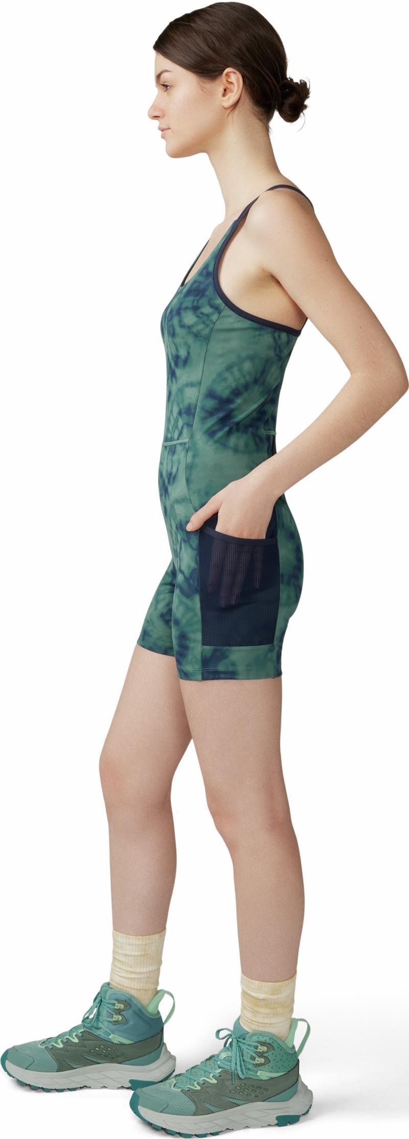 Yuba Trail Onesie - Womens - Blue Pine Spore Dye Print 8