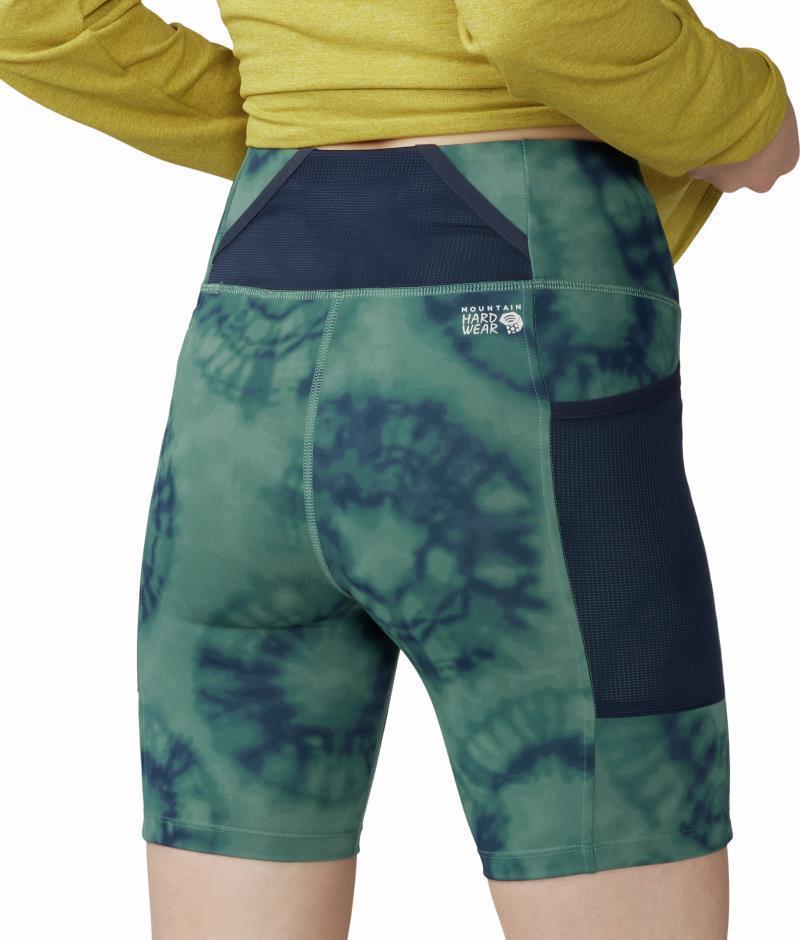 Yuba Trail Shorts, 5" Inseam - Womens - Blue Pine Spore Dye Print 2