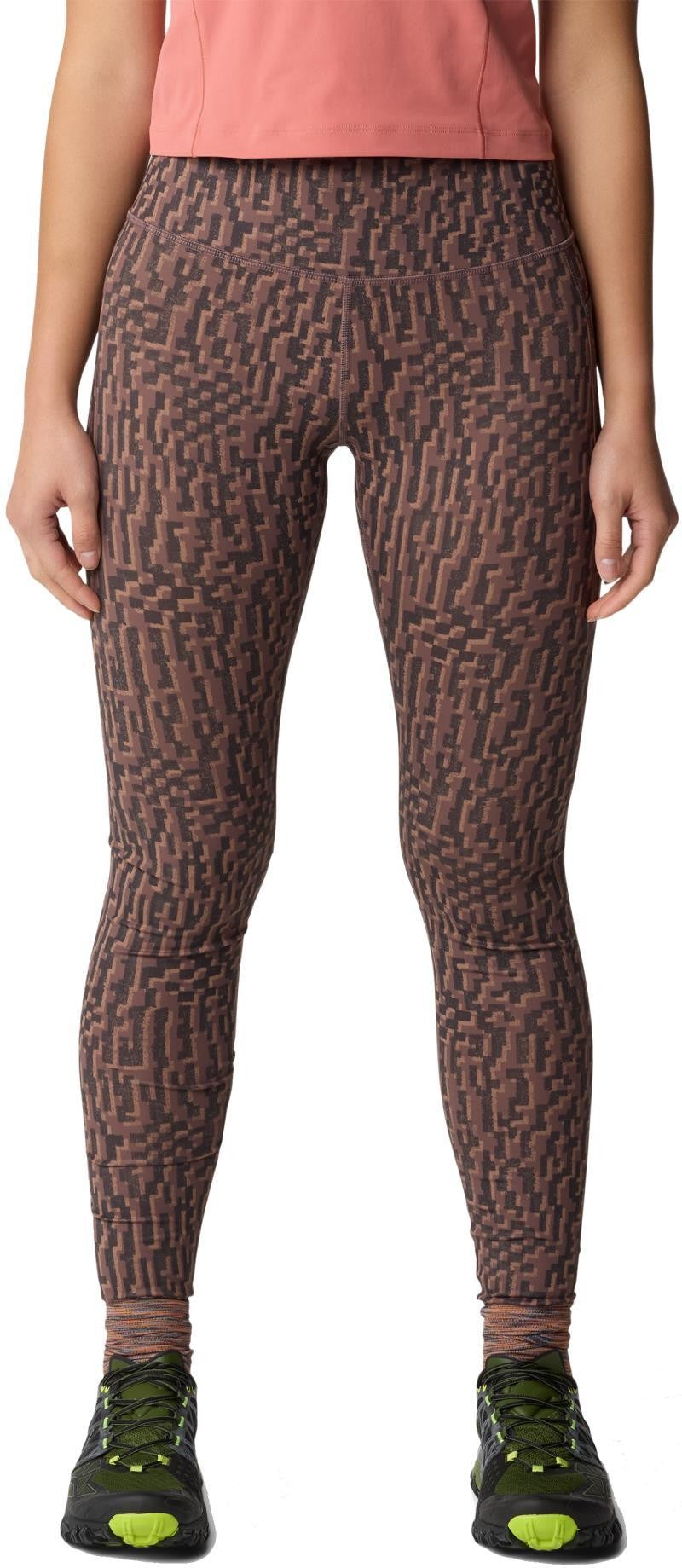 Yuba Trail Tights - Womens - warm ash digidaze print 1