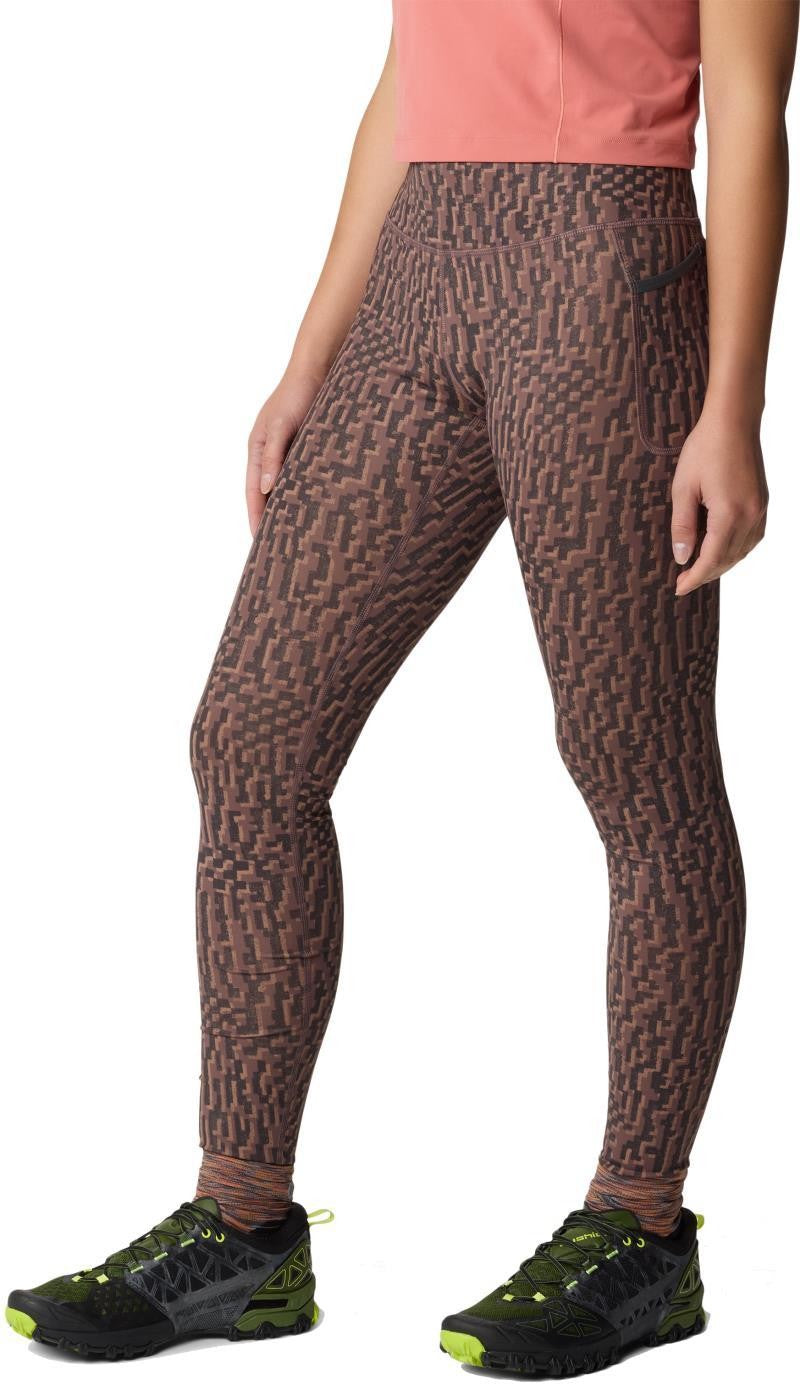 Yuba Trail Tights - Womens - warm ash digidaze print 1