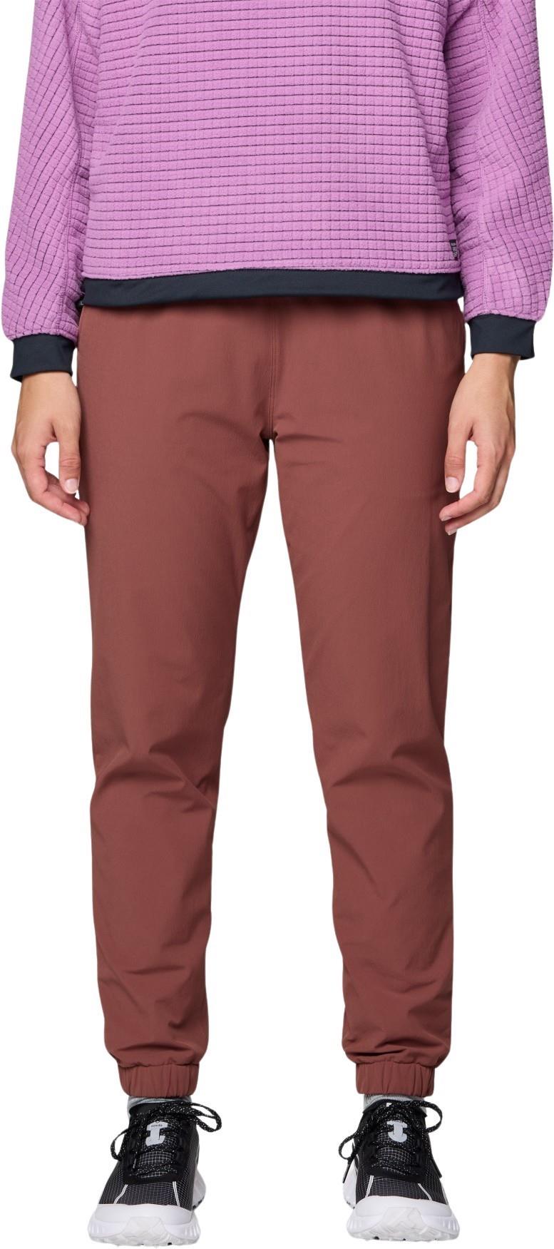 Yumalina Active Pull-On Lined Joggers - Womens - bourbon brown 1