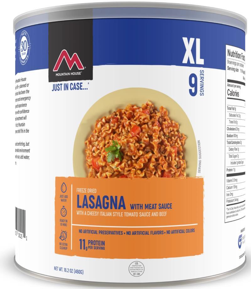 Lasagna with Meat Sauce - #10 Can - Not Applicable 1