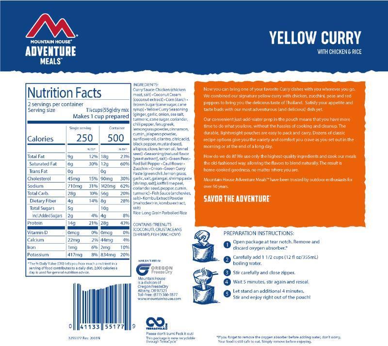 Yellow Curry with Chicken & Rice - Gluten Free - Not Applicable 3