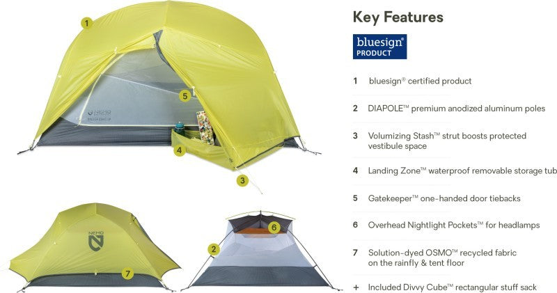 Dagger OSMO 3P Tent - birch bud 1