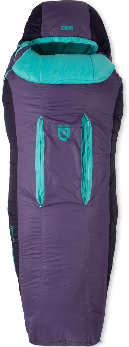Forte 20, Long, -7C / 20F - Womens - Tide Pool / Shaded Thistle 1