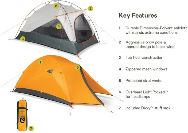 Kunai 2P Tent - torch 1