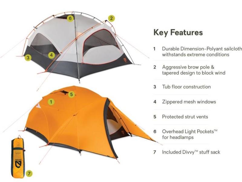 Kunai 3P Tent - torch 1