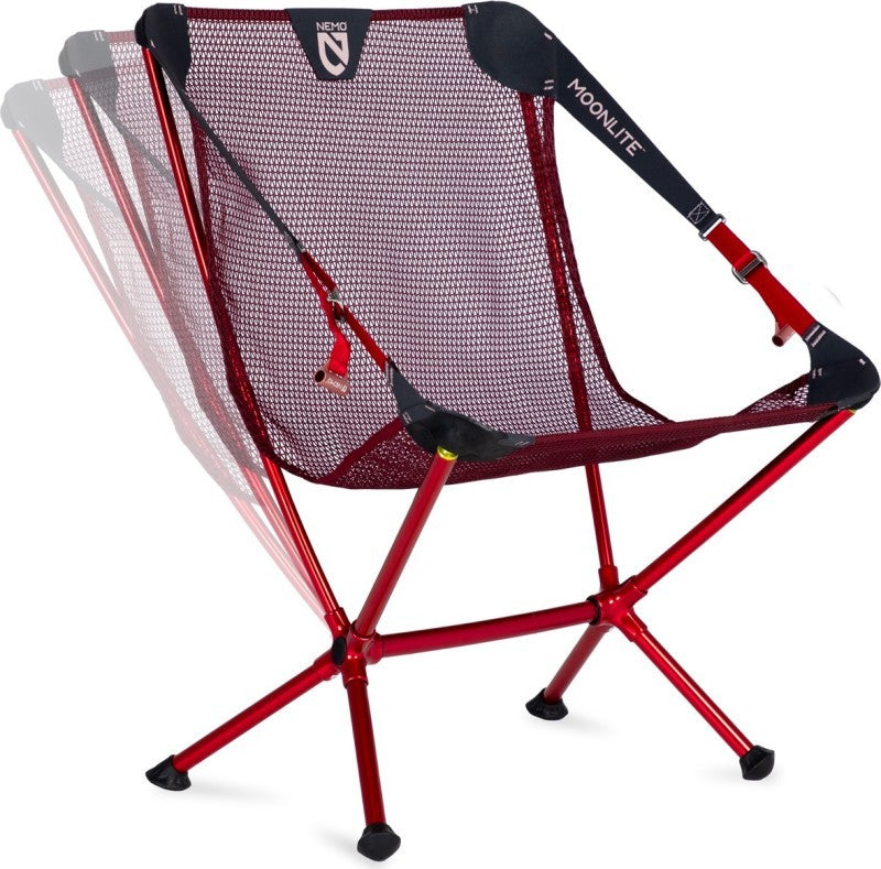 Moonlite Reclining Camp Chair - deep claret 1