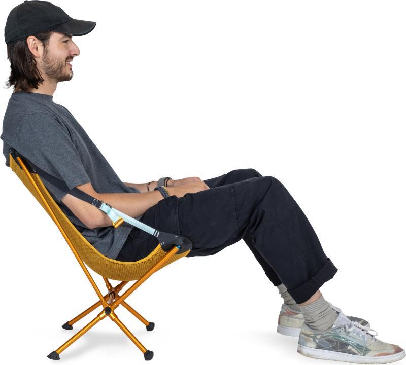 Moonlite Reclining Camp Chair - mango / frost 1