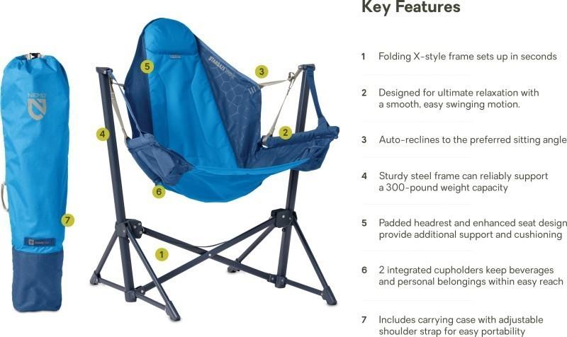 Stargaze EVO-X Reclining Camp Chair - brilliant blue 1