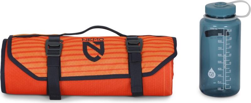 Victory Patio Blanket - Large - sun orange stripe 1