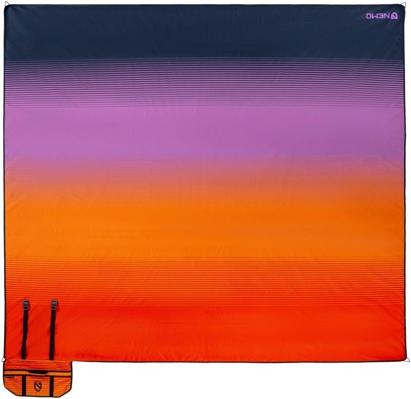 Victory Patio Blanket - XLarge - sun orange stripe 1