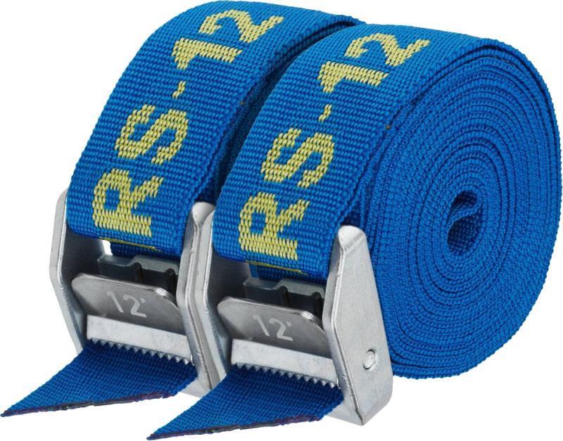 1.5" Heavy Duty Straps, 12` - Pair - Iconic Blue 1