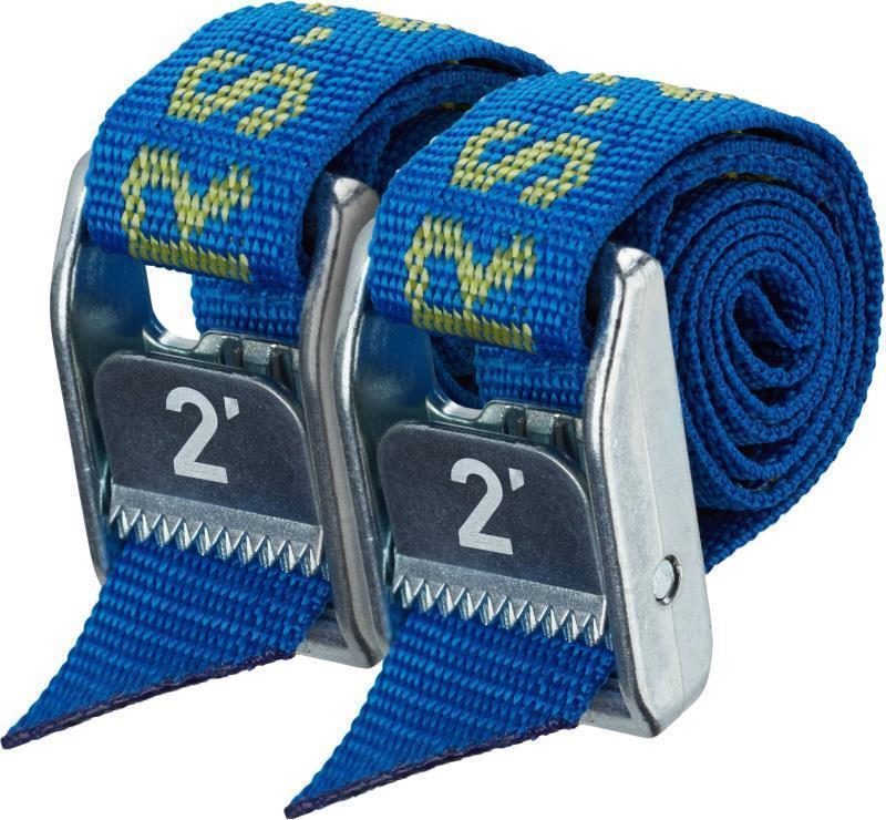 1" HD Tie-Down Straps, 2` - Pair - Iconic Blue 2