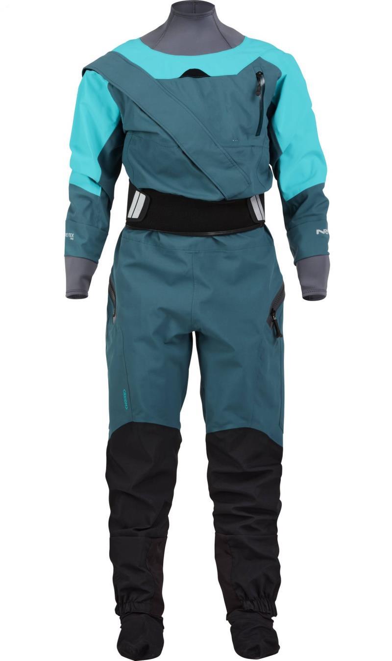 Axiom GTX Pro Dry Suit - Womens - Mediterranean / Aqua 1