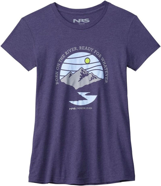 Born On The River T-Shirt - Womens - purple storm 1