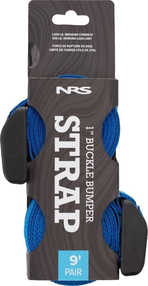 Buckle Bumper Straps, 9` - Pair - Iconic Blue 3