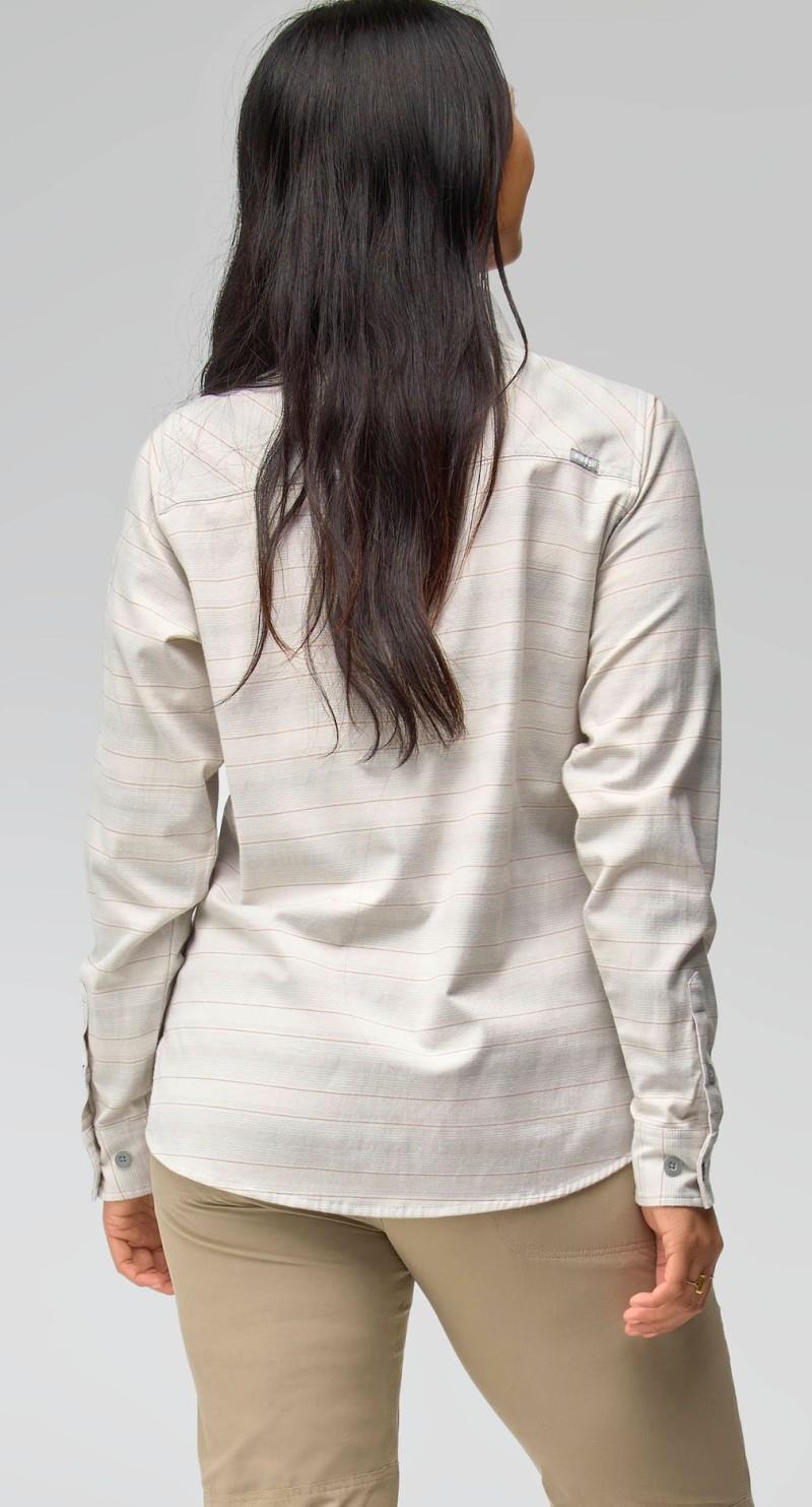 Campfire Flannel - Womens - mist stripe 1