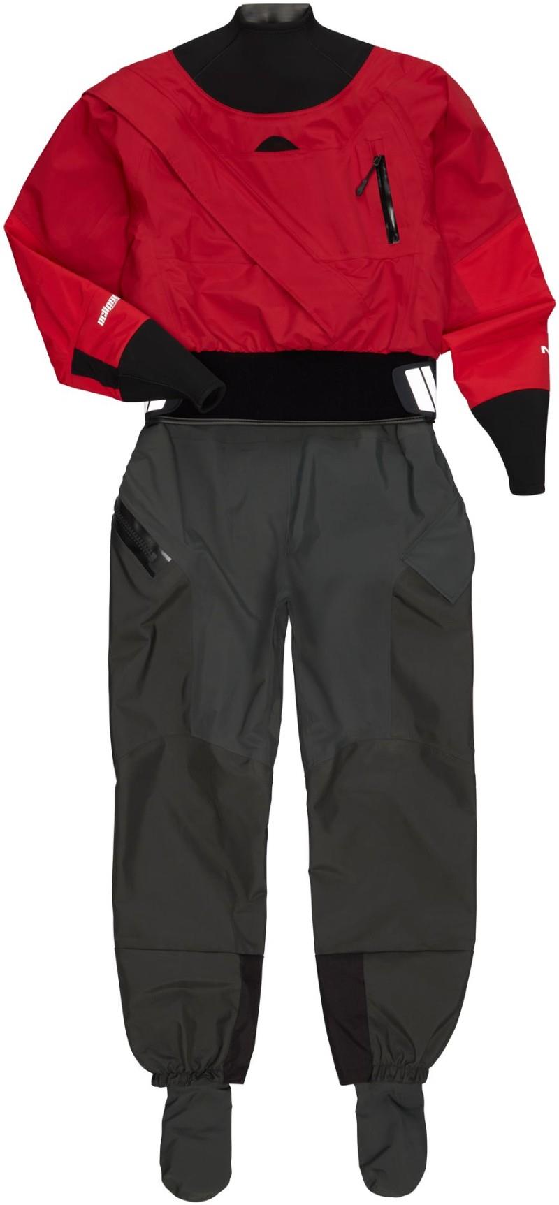Crux Dry Suit - Womens - pomegranate 1